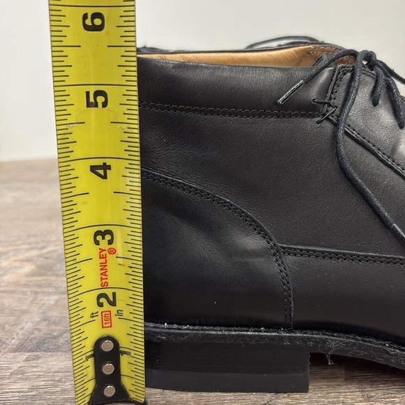 Johnston & Murphy Men’s Black Leather Dress Shoes 10.5W